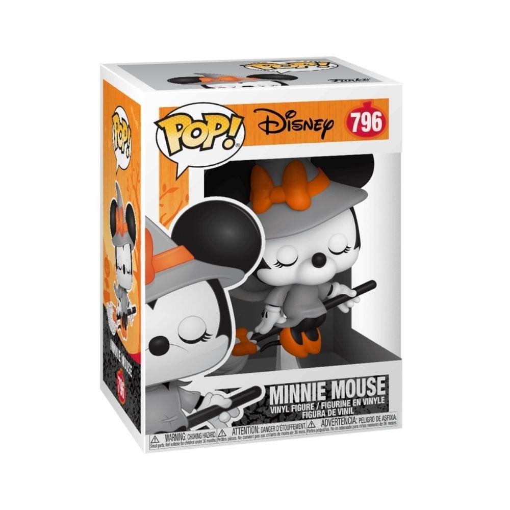 Boneco Funko POP! Disney - Halloween - Minnie Bruxa ÚNICO 2