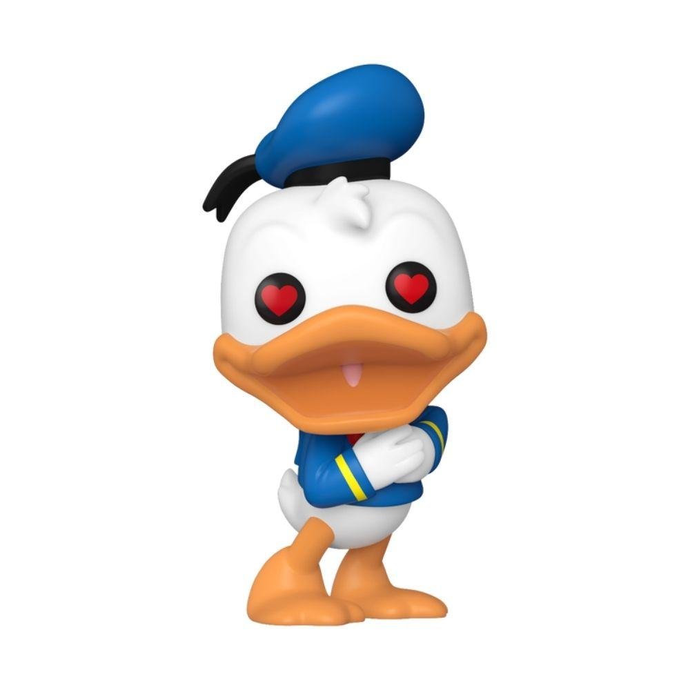 Boneco Funko Pop! Disney - Pato Donald 90 Anos - Pato Donald Apaixonado ÚNICO 3