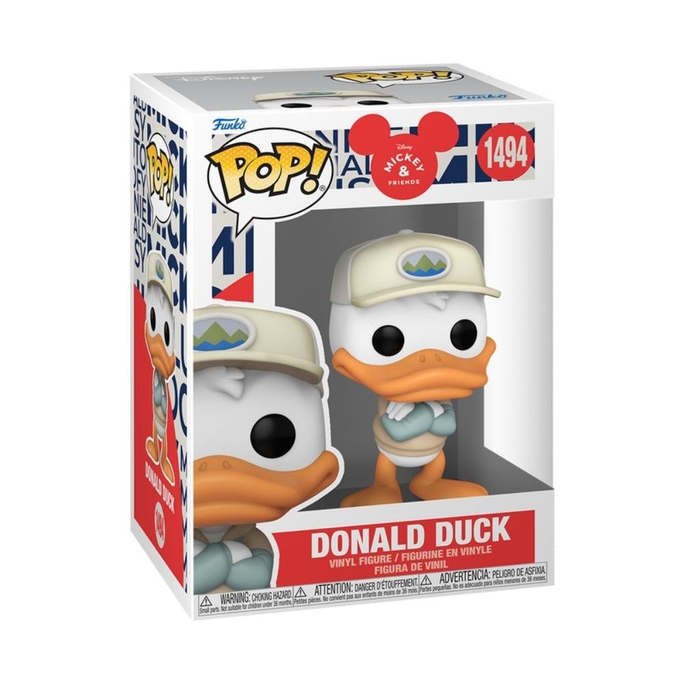 Boneco Funko Pop! Disney Vida Real - Pato Donald de Moletom ÚNICO 2