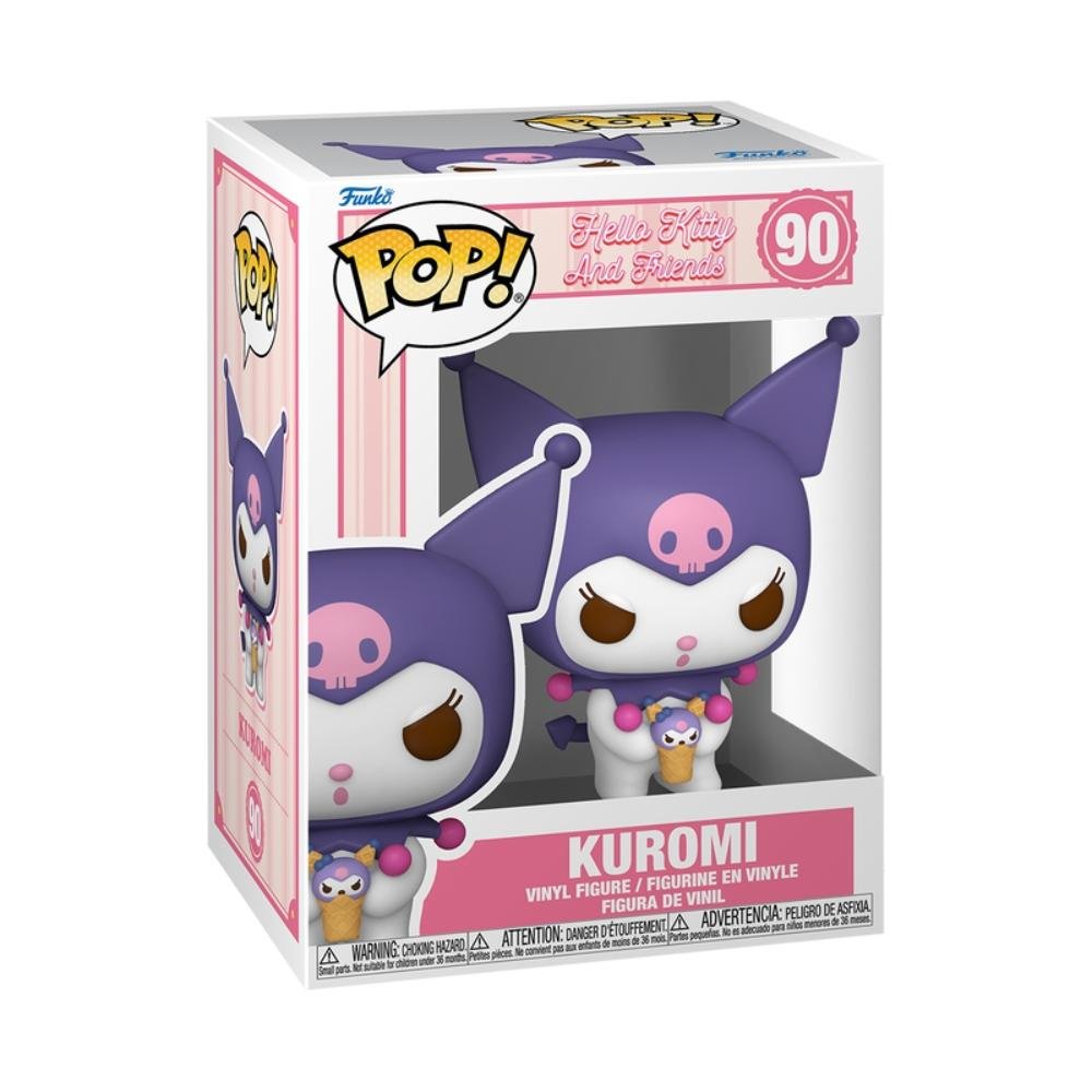 Boneco Funko Pop! Sanrio Hello Kitty - Kuromi com Sorvete ÚNICO 2