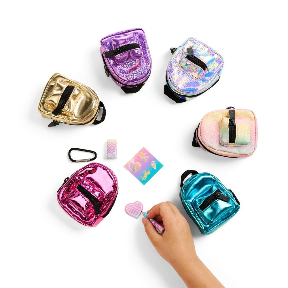 Mini Mochilas Real Littles Backpack - Dourado Dourado 3