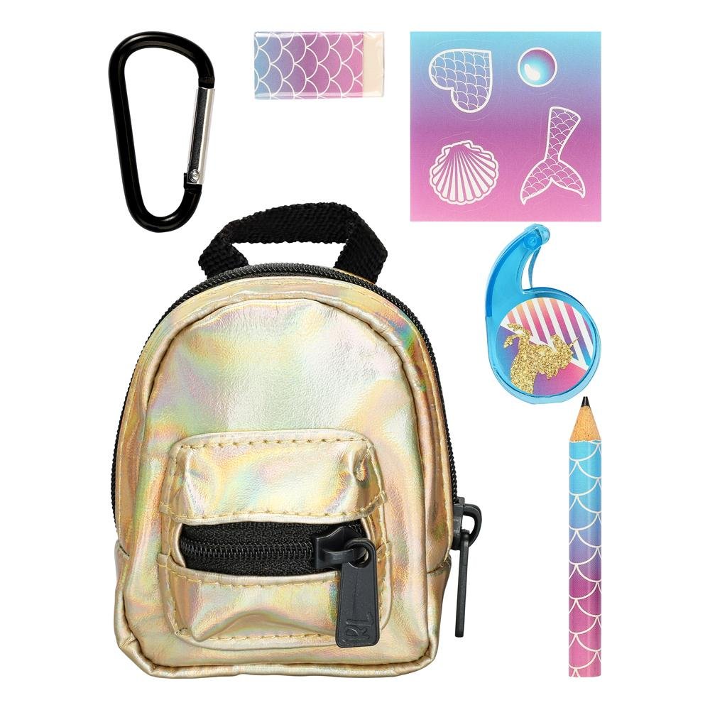 Mini Mochilas Real Littles Backpack - Dourado Dourado 6