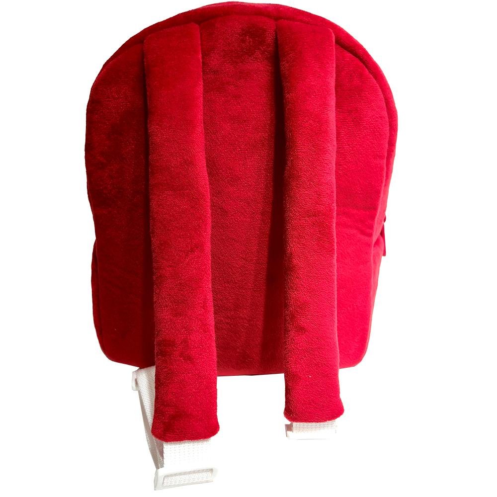 Mochila Infantil de Pelúcia Patrulha Canina Marshall Vermelho 2