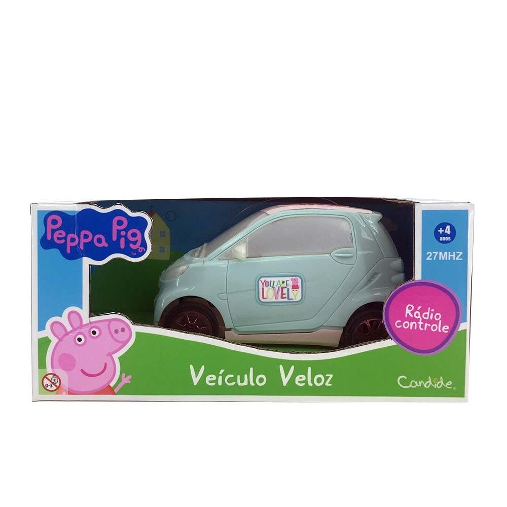 Veículo Controle Remoto Peppa Pig Veloz ÚNICO 2