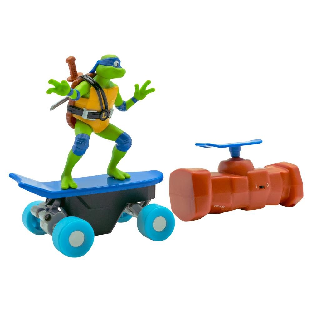 Skate Controle Remoto Tartarugas Ninja Half Pipe - Leonardo