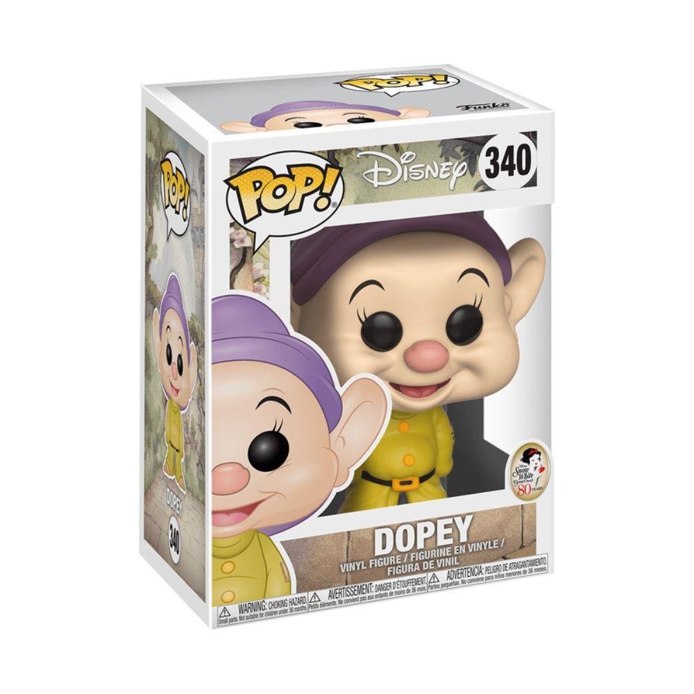 Boneco Funko Pop! Disney Branca de Neve - Dunga ÚNICO 2