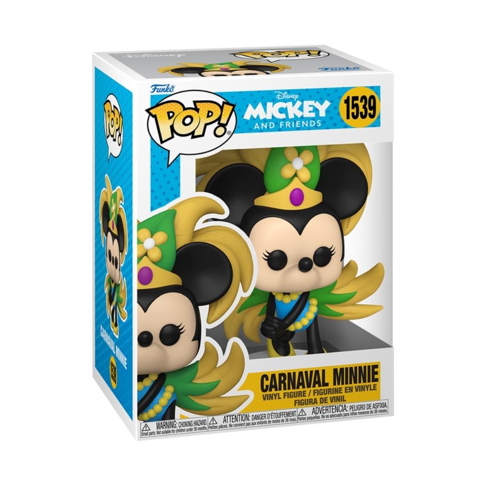 Boneco Funko Pop! Disney Mickey - Minnie Carnavalesca ÚNICO 2
