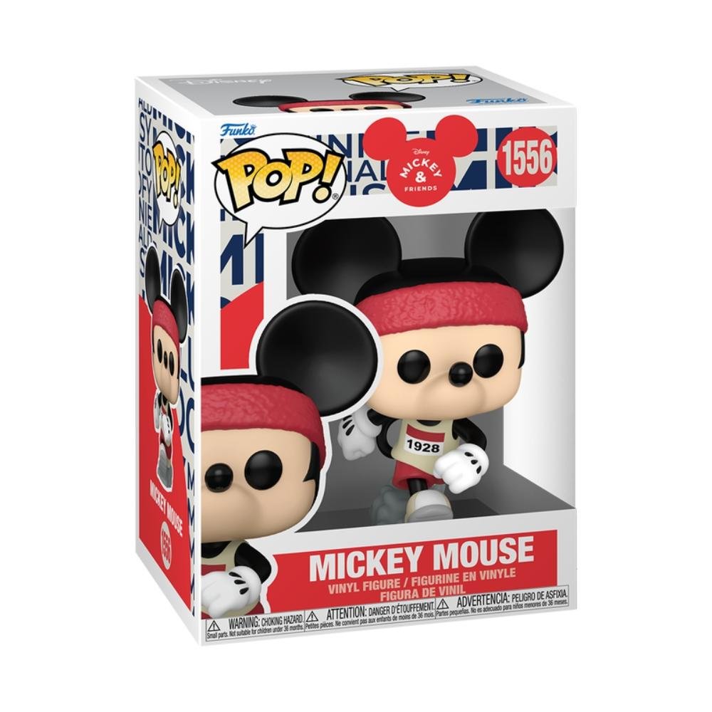 Boneco Funko Pop! Disney Vida Real - Mickey com Roupa de Corrida ÚNICO 2