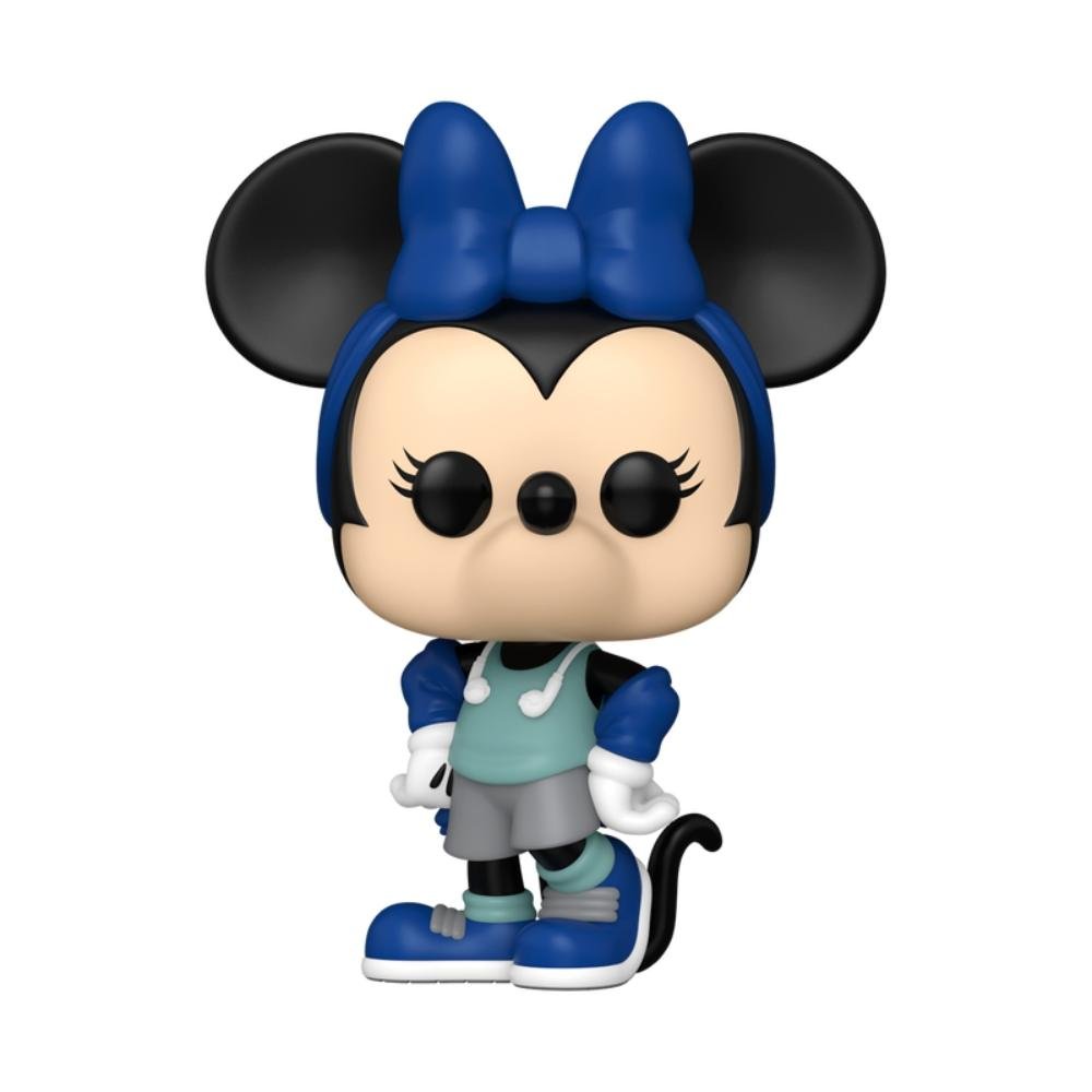 Boneco Funko Pop! Disney Vida Real - Minnie com Roupa de Corrida ÚNICO 3