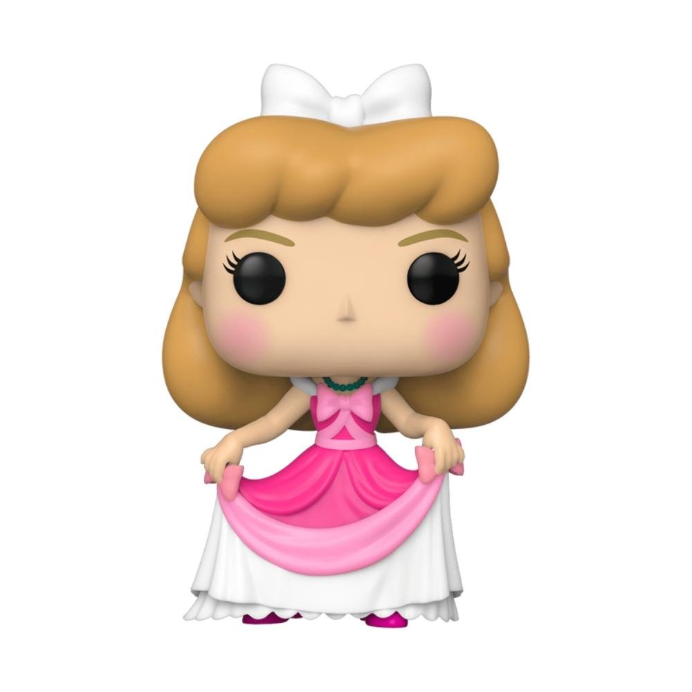 Boneco Funko Pop! Disney - Cinderela de Vestido Rosa ÚNICO 3
