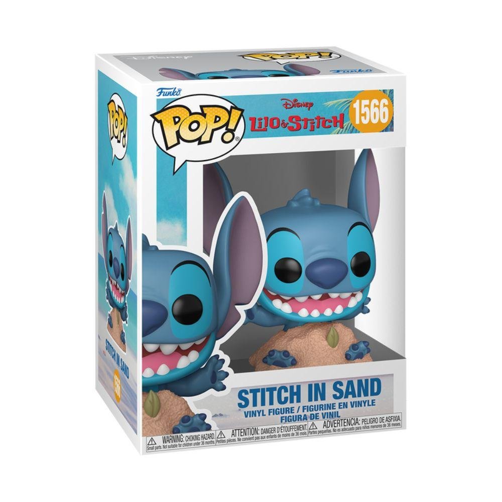 Boneco Funko Pop! Disney Lilo & Stitch - Stitch na Areia ÚNICO 2