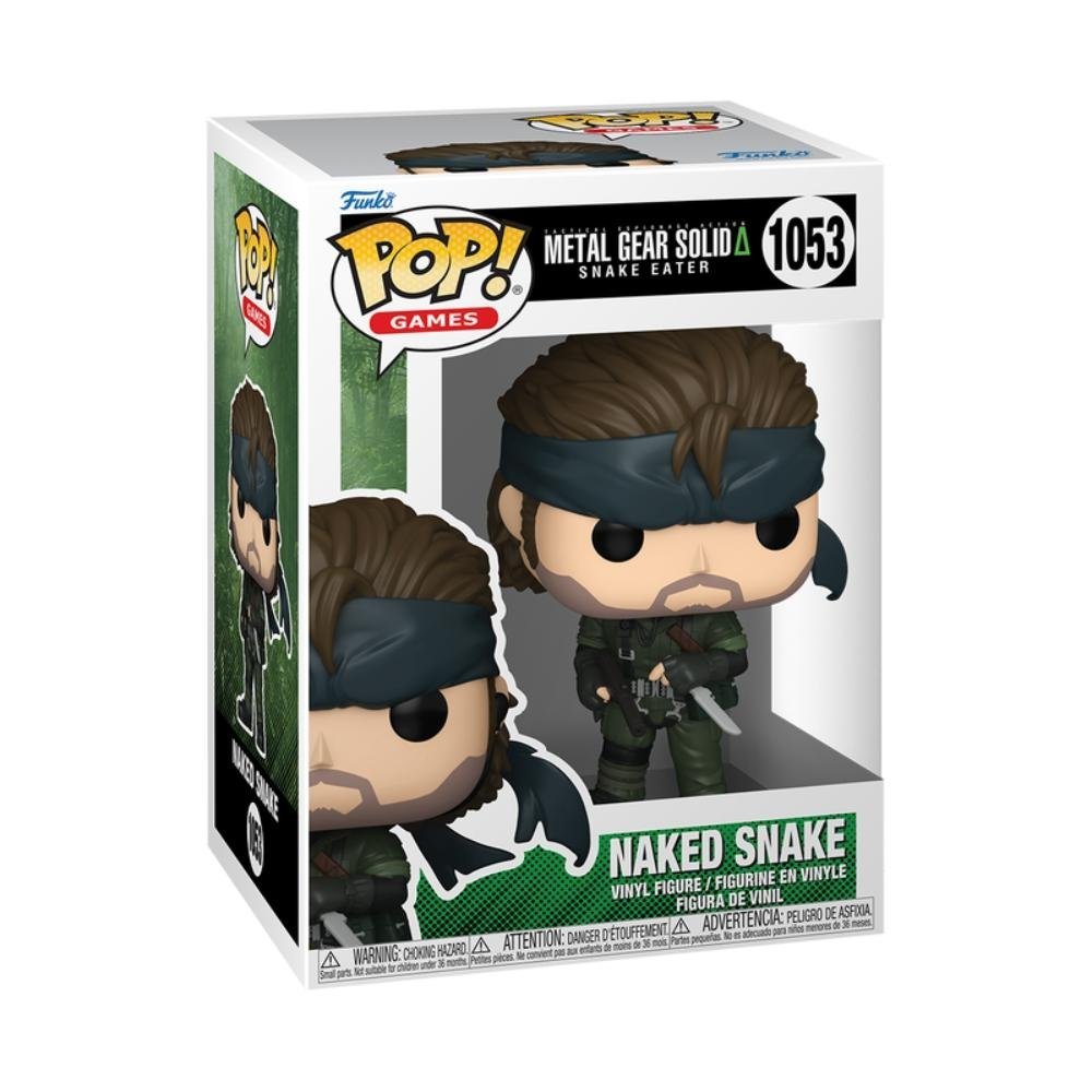 Boneco Funko Pop! Metal Gear Solid - Naked Snake ÚNICO 2