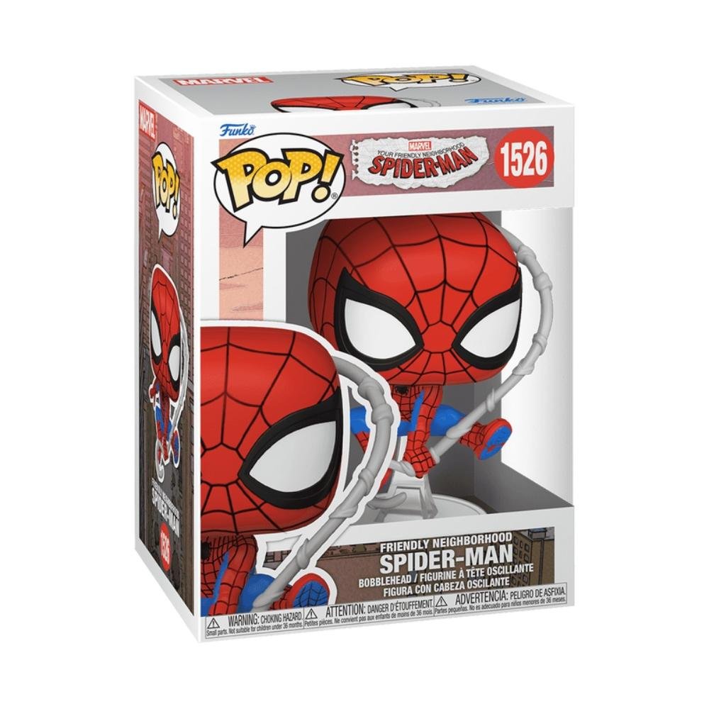 Boneco Funko Pop! Marvel Homem-Aranha Amigão da Vizinhança ÚNICO 2