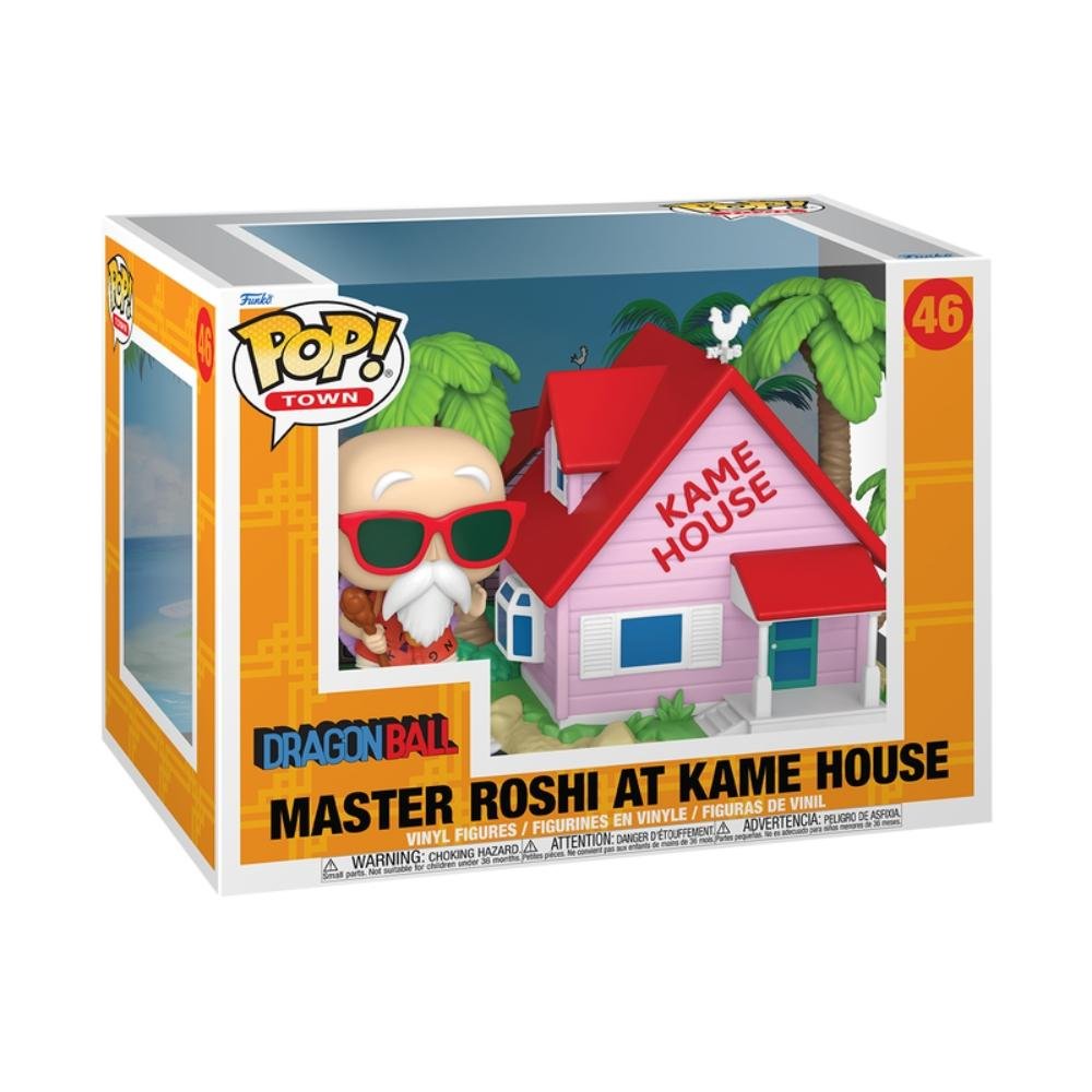 Boneco Funko Pop! Town Dragon Ball - Casa do Mestre Kame ÚNICO 2