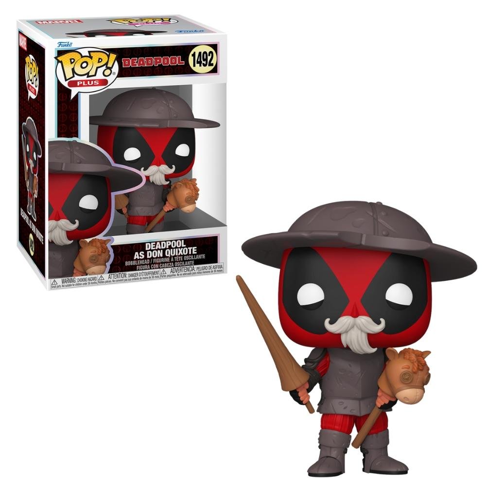 Boneco Funko Pop! Deadpool Literaruta Clássica - Don Quixote ÚNICO 1