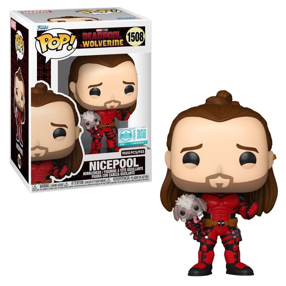 Boneco Funko Pop! Marvel Deadpool & Wolverine - Nicepool ÚNICO 1