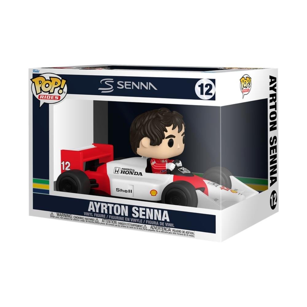 Boneco Funko Pop! Rides Super Deluxe McLaren - Senna ÚNICO 2