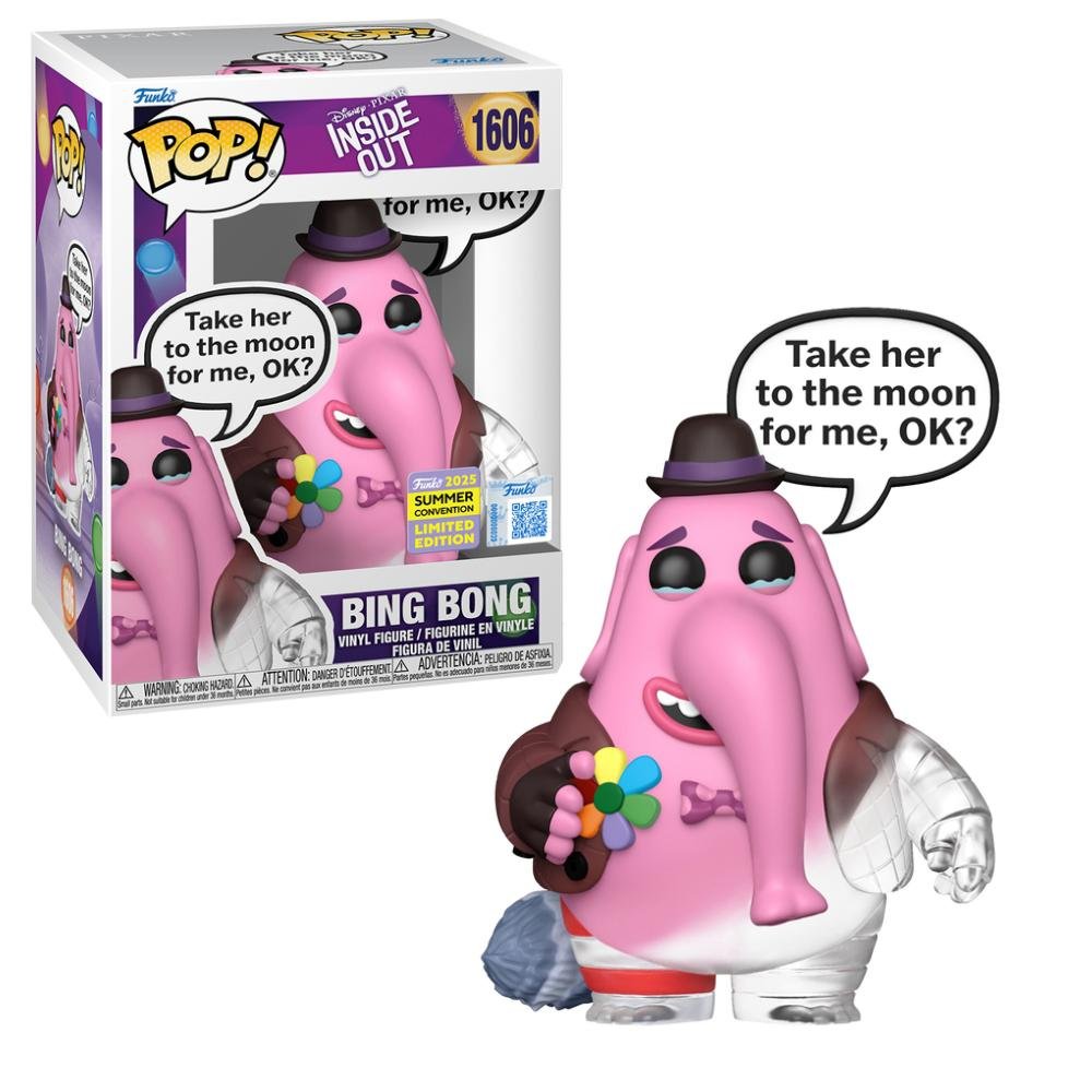 Boneco Funko Pop! SDCC25 Disney Divertida Mente - Bing Bong ÚNICO 3