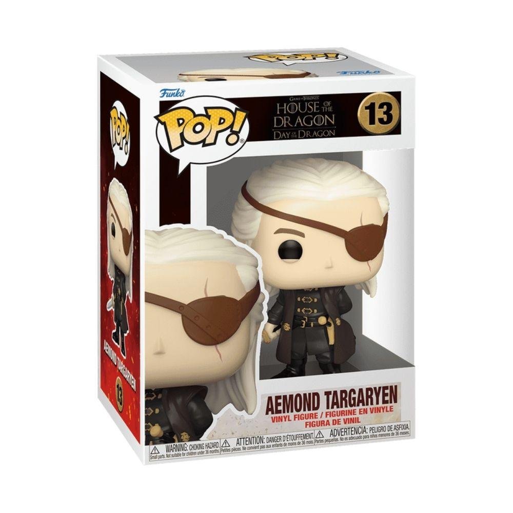 Boneco Funko POP! A Casa do Dragão - Aemond Targaryen ÚNICO 2