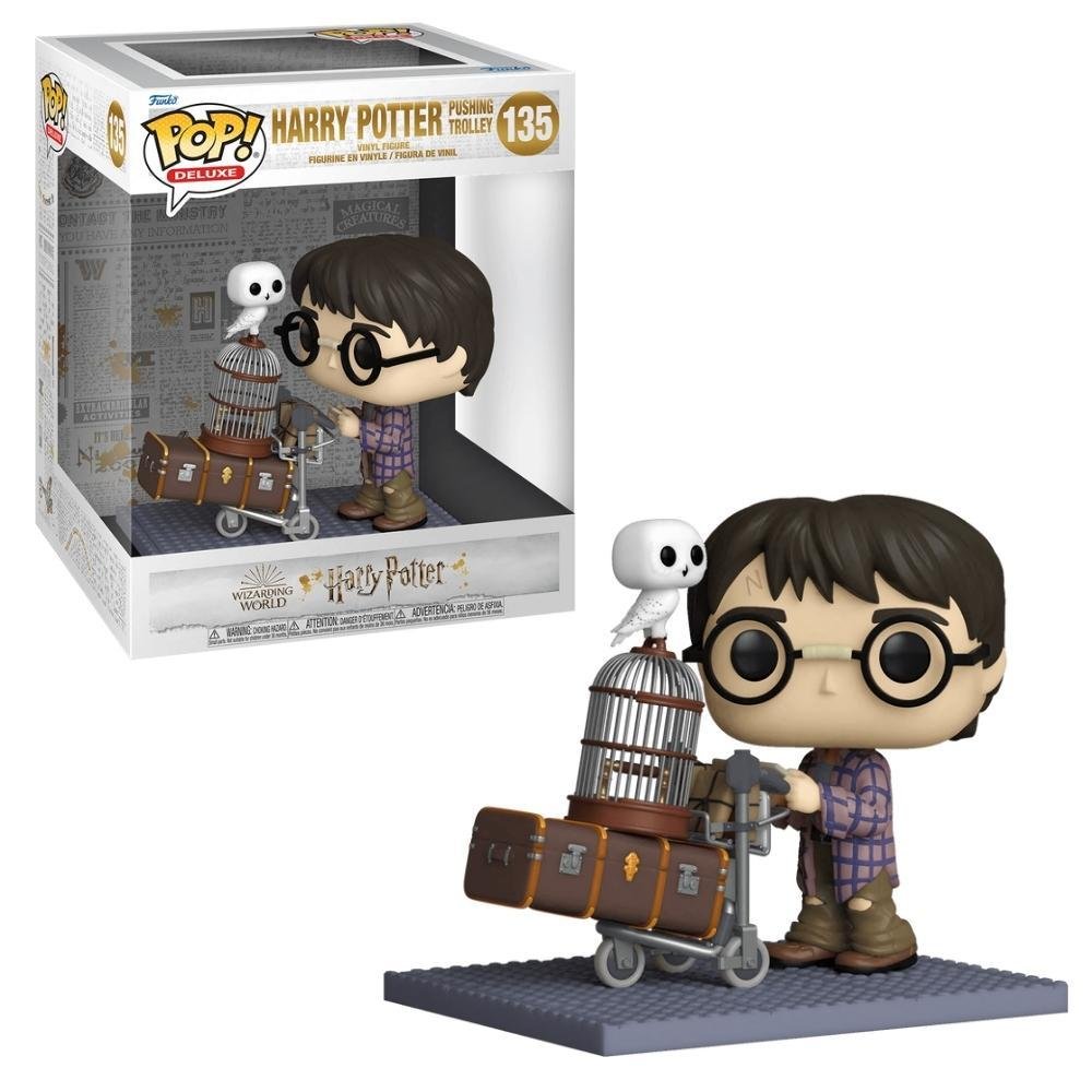 Boneco Funko POP! Deluxe Harry Potter Empurrando Carrinho