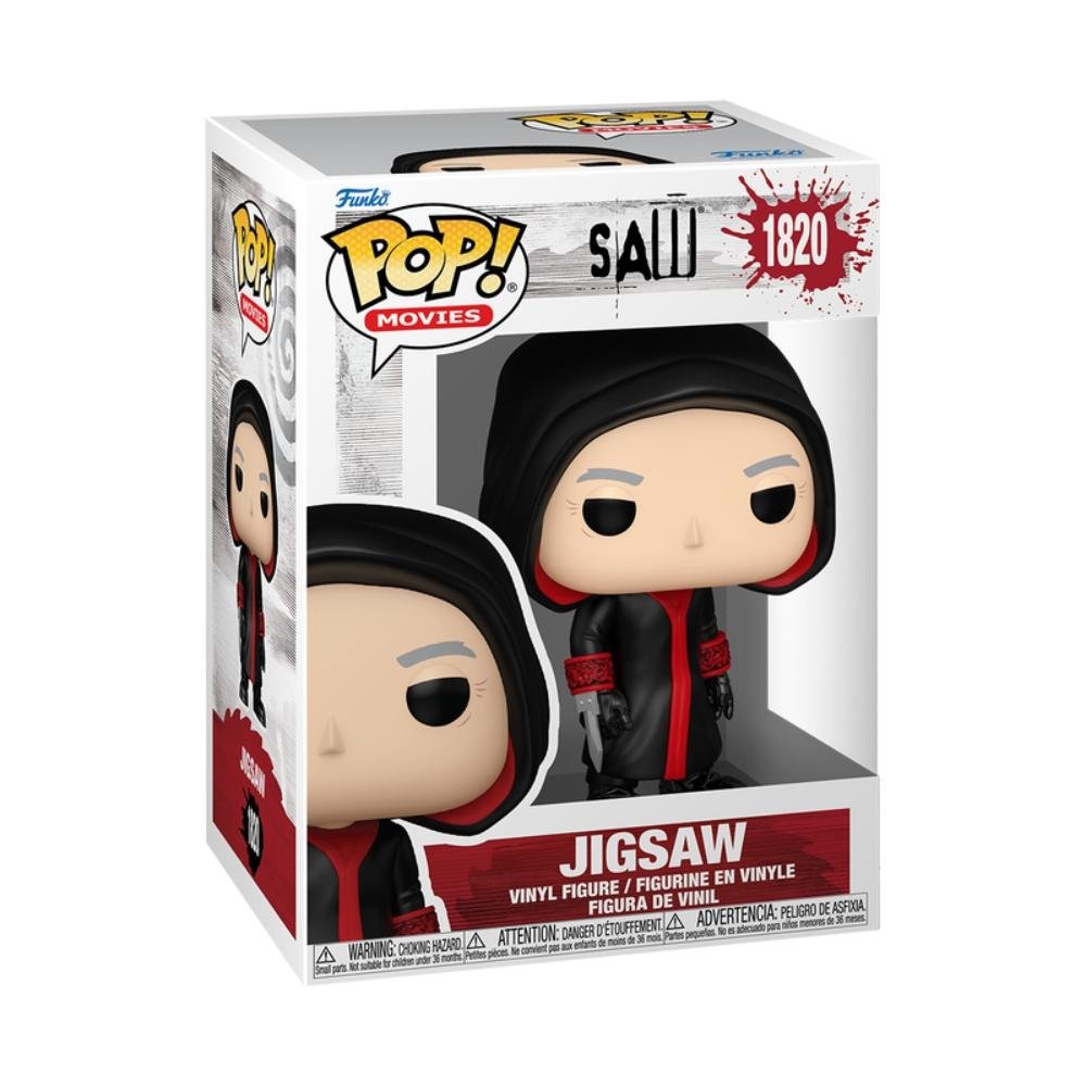 Boneco Funko Pop! Jogos Mortais - Jigsaw Killer ÚNICO 2
