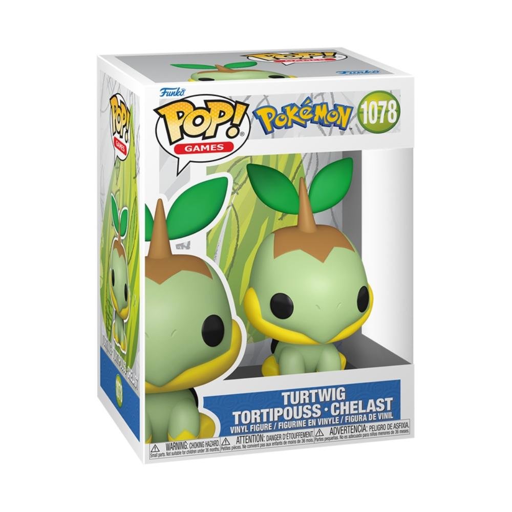 Boneco Funko Pop! Pokémon - Turtwig ÚNICO 2