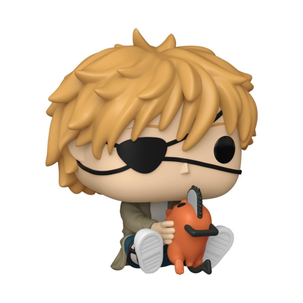 Boneco Funko Pop! Chainsaw Man - Denji & Pochita ÚNICO 3