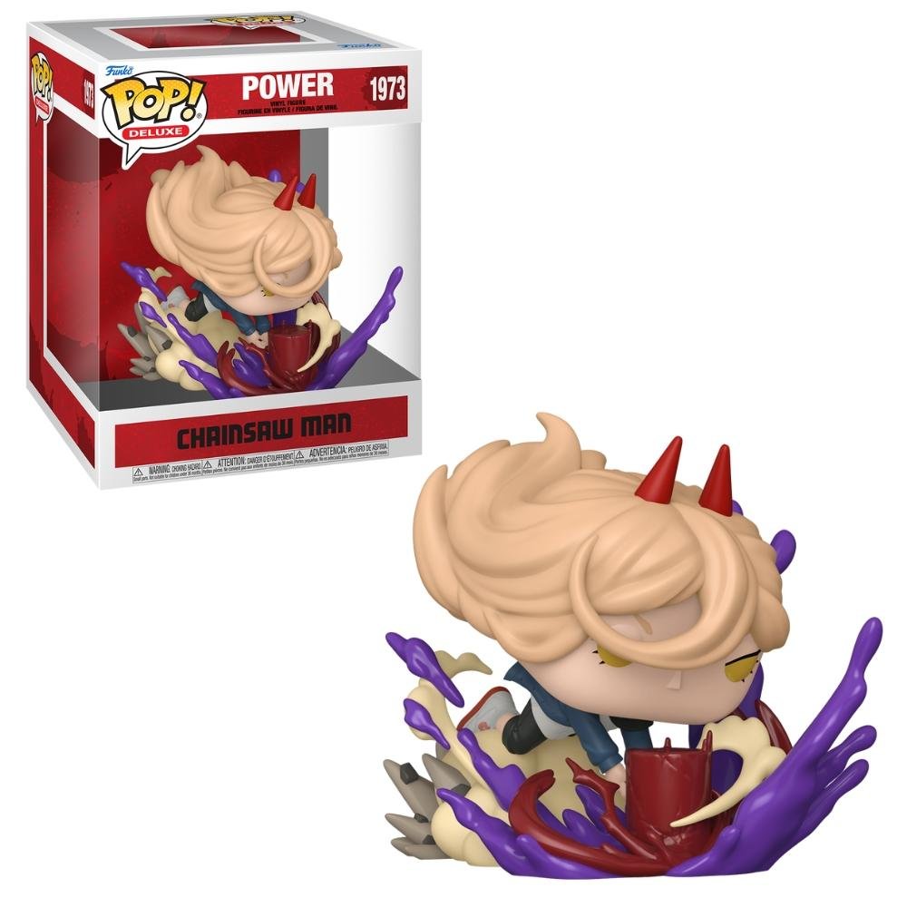 Boneco Funko Pop! Deluxe Chainsaw Man Power Maleta de Sangue