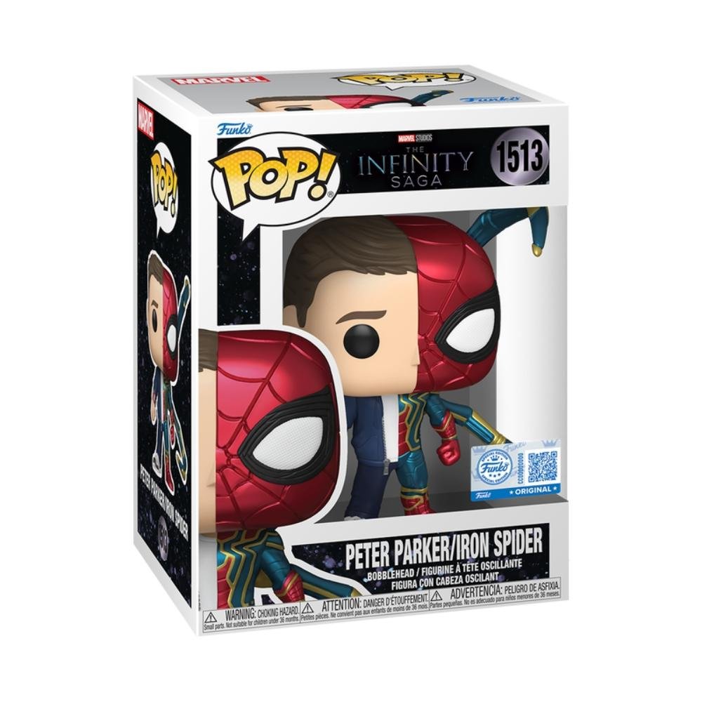 Boneco Funko Pop! Marvel Splits - Homem-Aranha/Peter ÚNICO 2