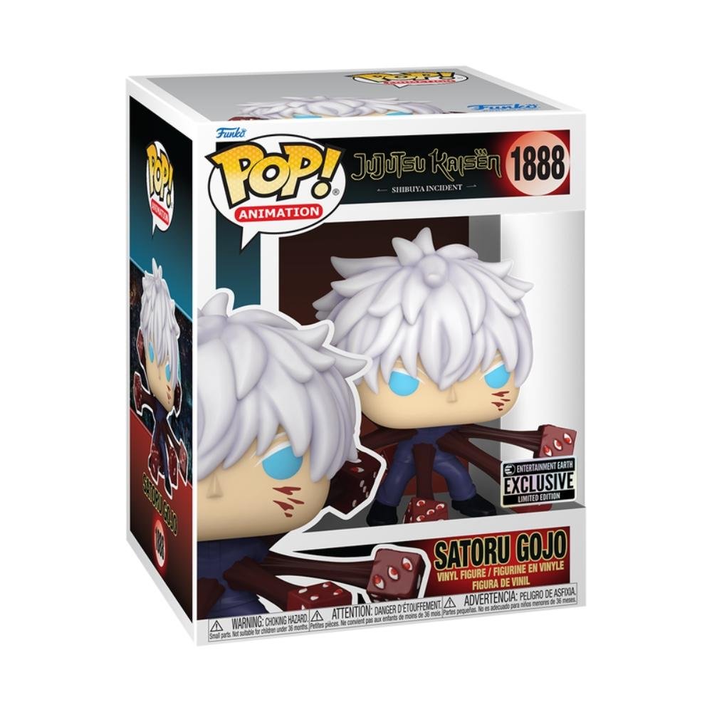Boneco Funko Pop! Premium Jujutsu Kaisen Satoru Gojo Selado ÚNICO 2