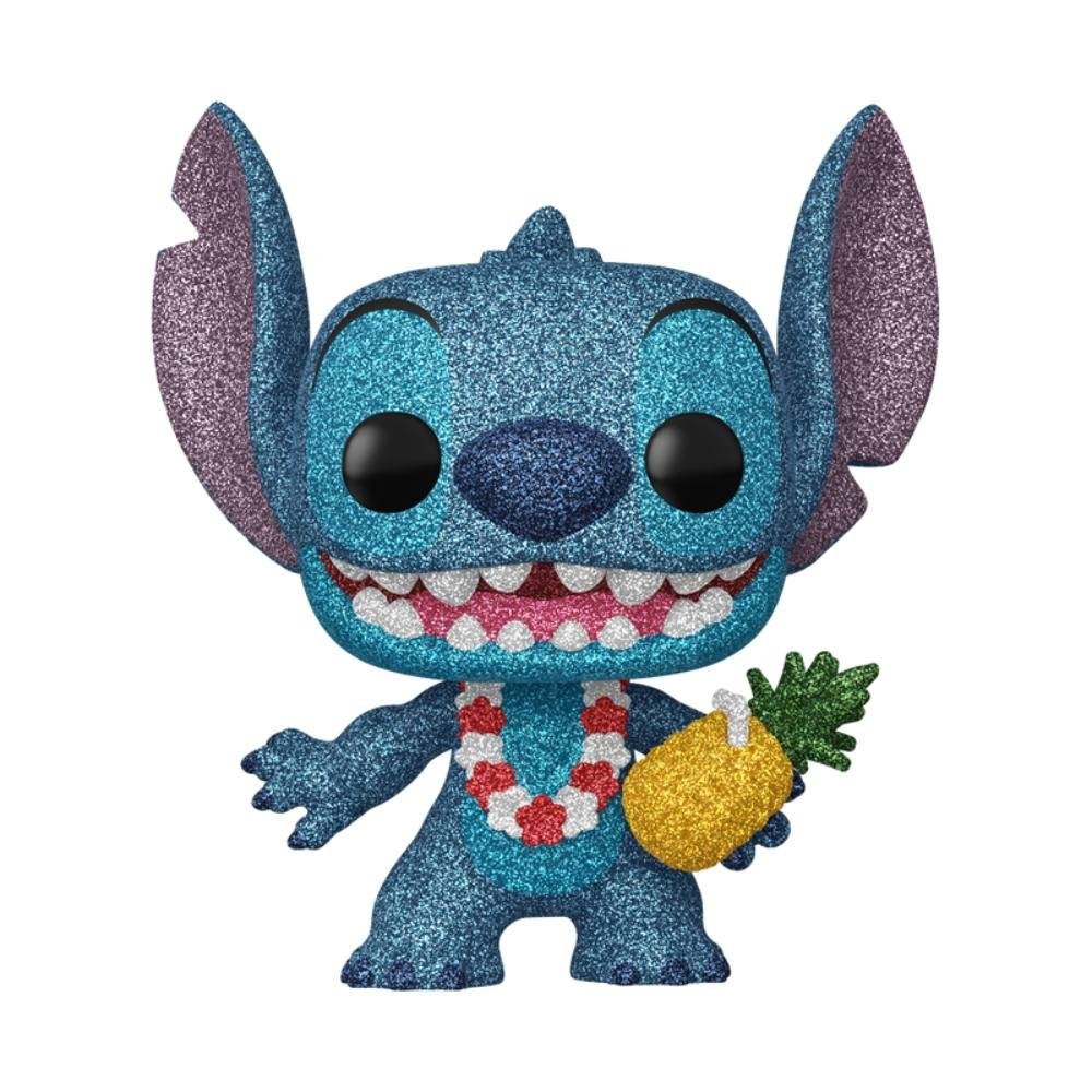 Boneco Funko Pop! Disney Lilo & Stitch Luau Stitch (Diamond) ÚNICO 3