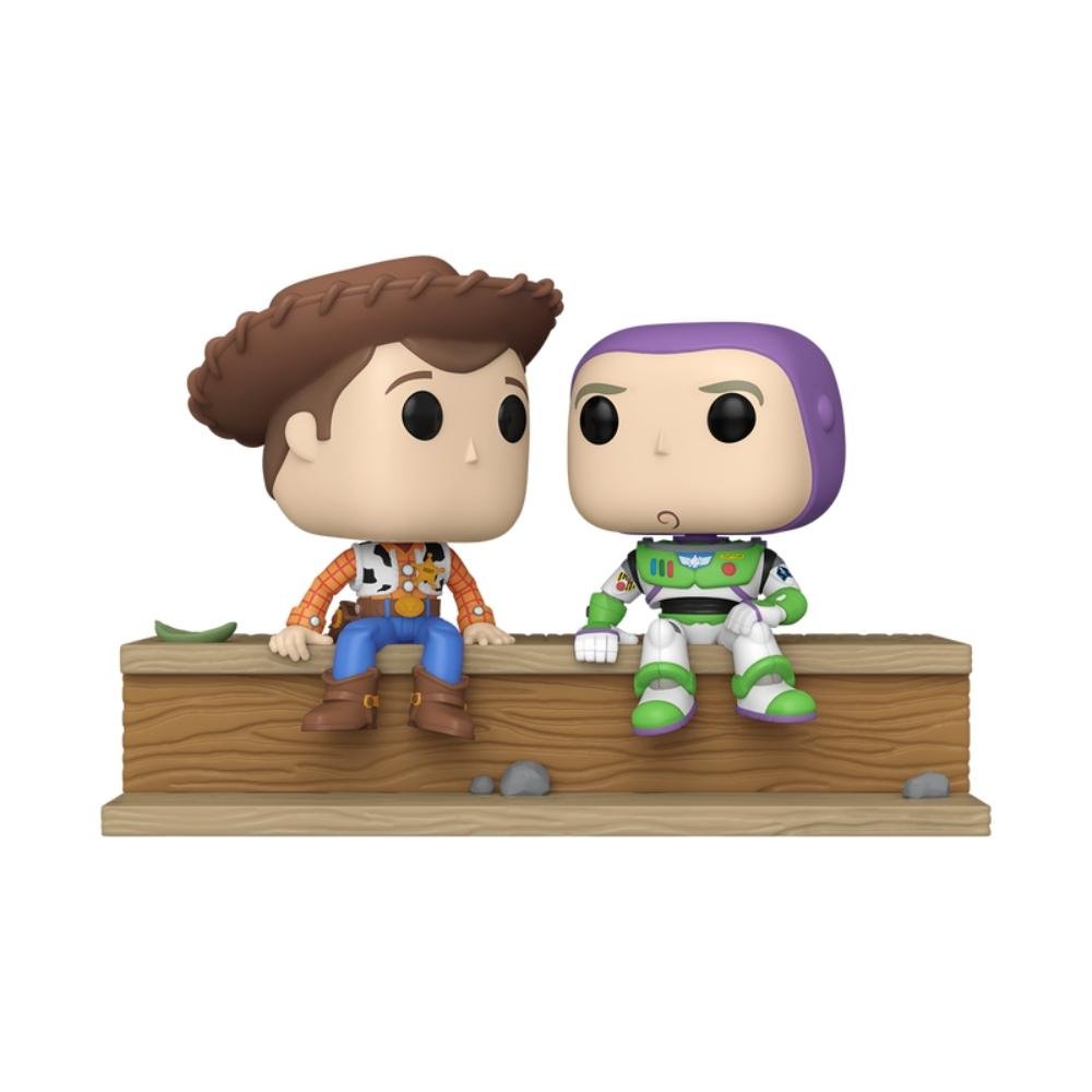 Boneco Funko Pop! Disney Toy Story 30 anos Woody & Buzz ÚNICO 3