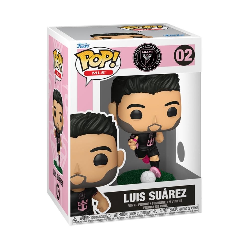 Boneco Funko Pop! Inter Miami - Luis Suarez ÚNICO 2