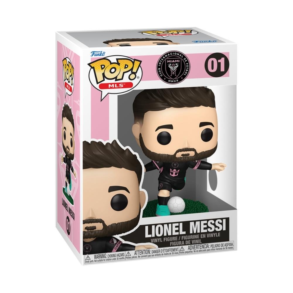 Boneco Funko Pop! Inter Miami - Lionel Messi ÚNICO 2