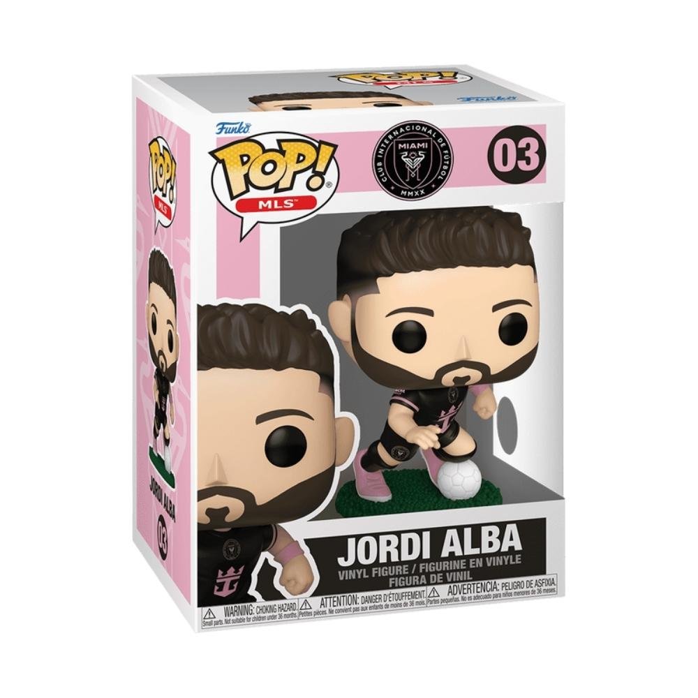 Boneco Funko Pop! Inter Miami - Jordi Alba ÚNICO 2