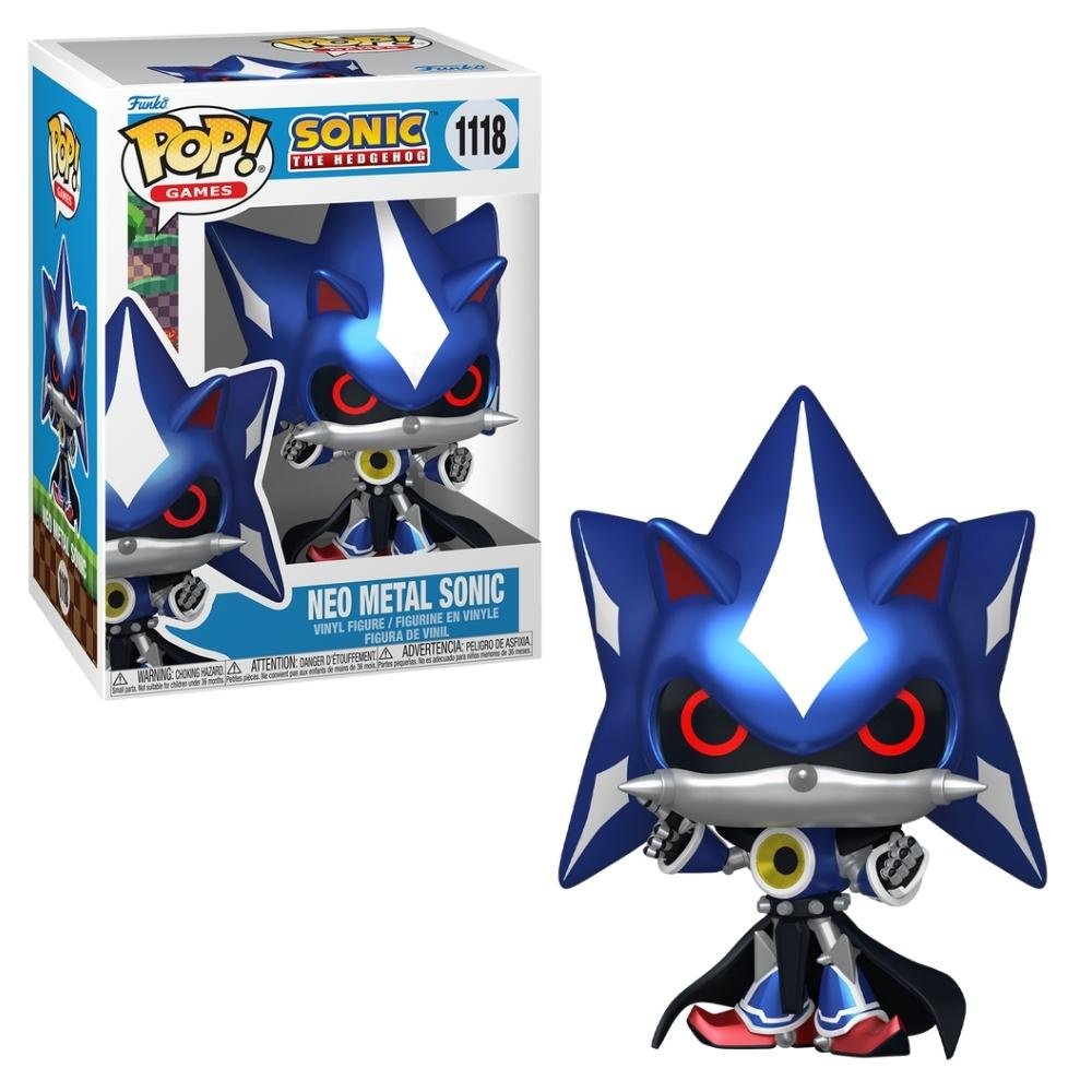 Boneco Funko Pop! Sonic The Hedgehog - Neo Metal Sonic