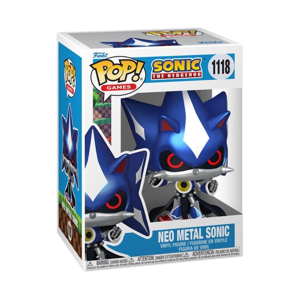 Boneco Funko Pop! Sonic The Hedgehog - Neo Metal Sonic ÚNICO 2