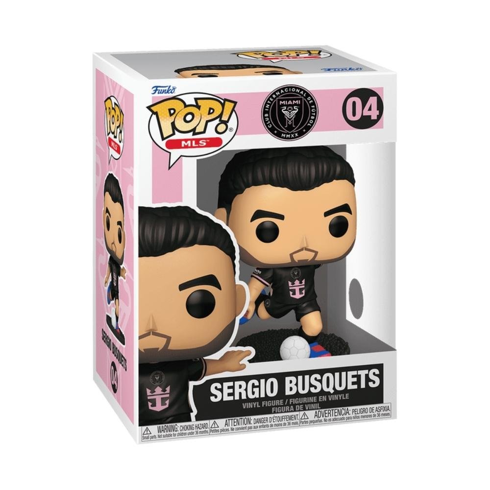 Boneco Funko Pop! Inter Miami - Sergio Busquets ÚNICO 2