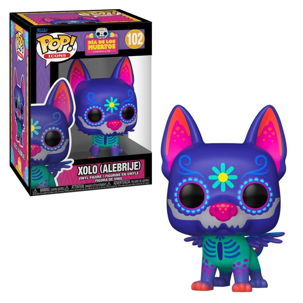 Boneco Funko Pop! Dia dos Mortos - Xolo (Alebrije)