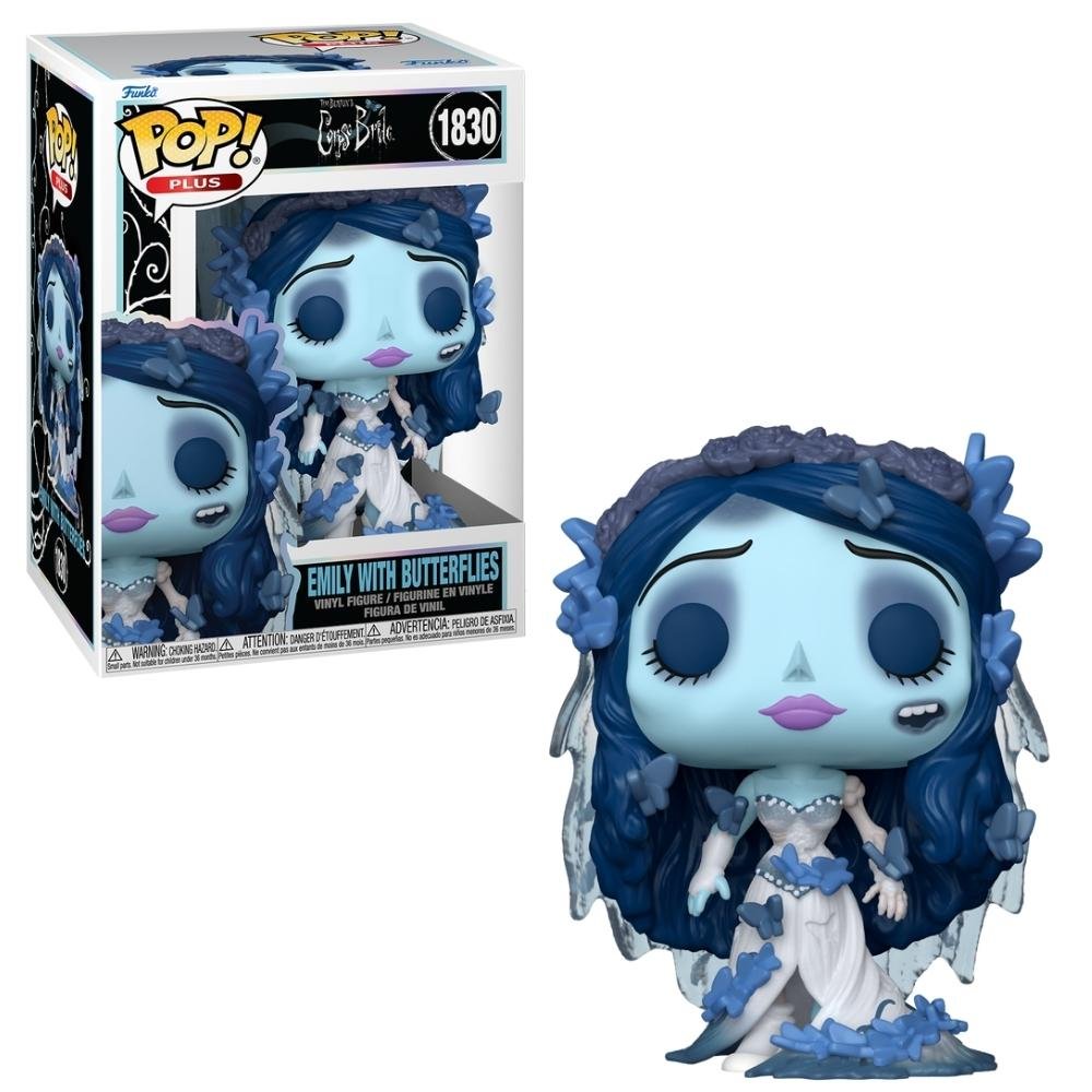 Boneco Funko Pop! Plus A Noiva Cadáver Emily com Borboletas