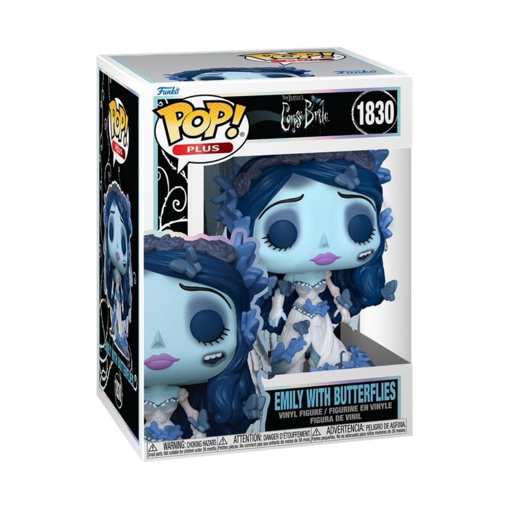 Boneco Funko Pop! Plus A Noiva Cadáver Emily com Borboletas ÚNICO 2