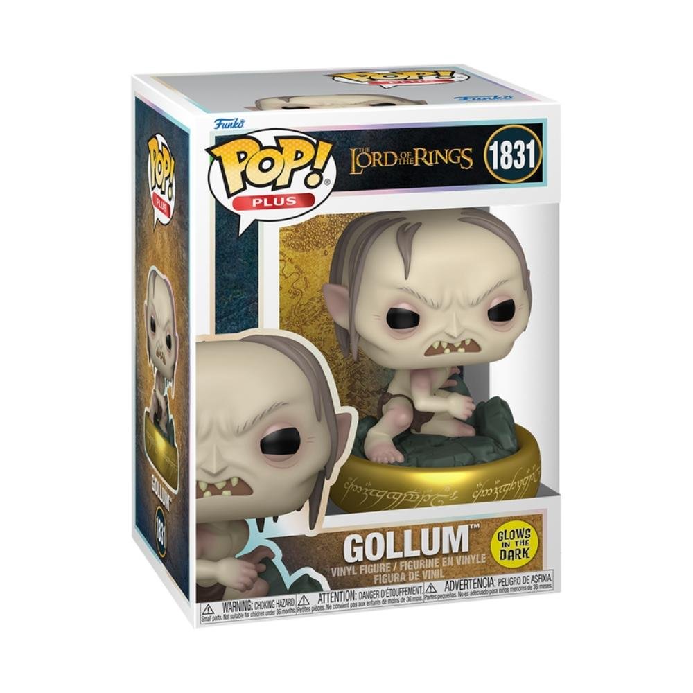 Boneco Funko Pop! O Senhor dos Anéis - Gollum (Glow) ÚNICO 2