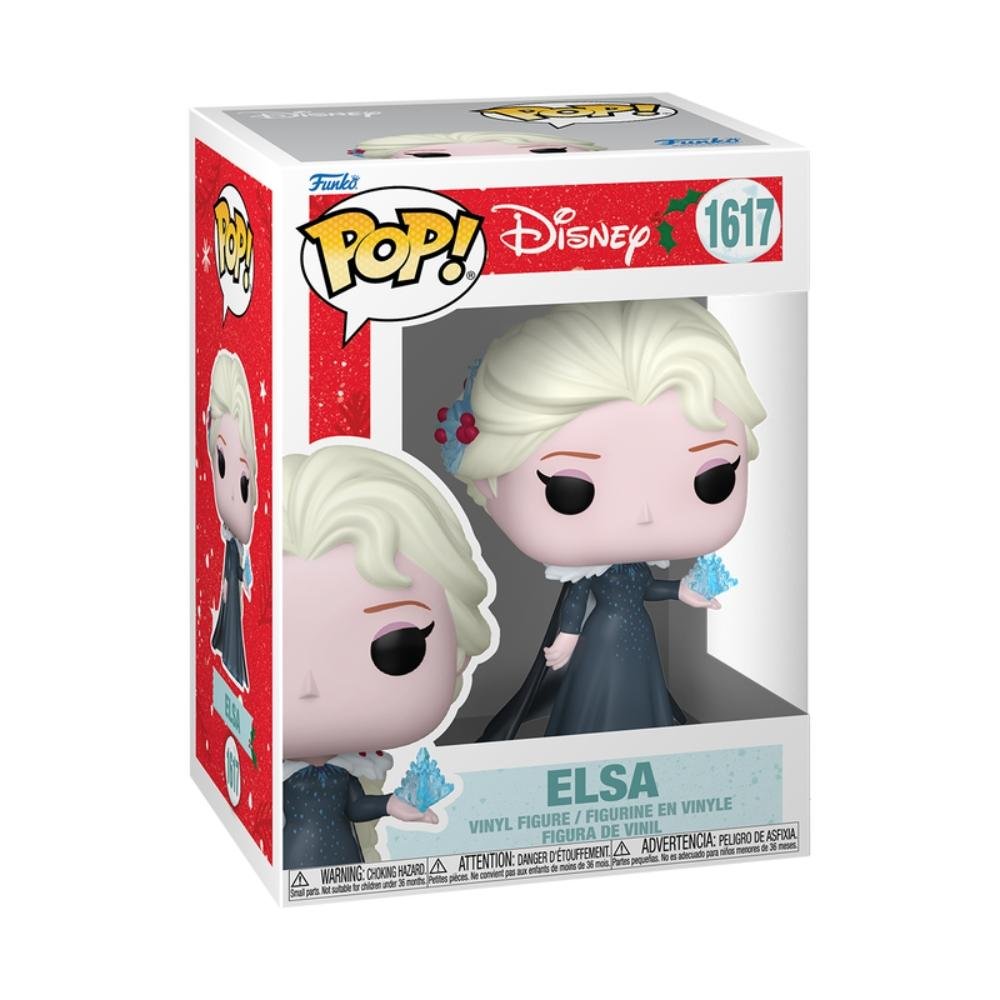 Boneco Funko Pop! Disney Princesas de Natal - Elsa ÚNICO 2