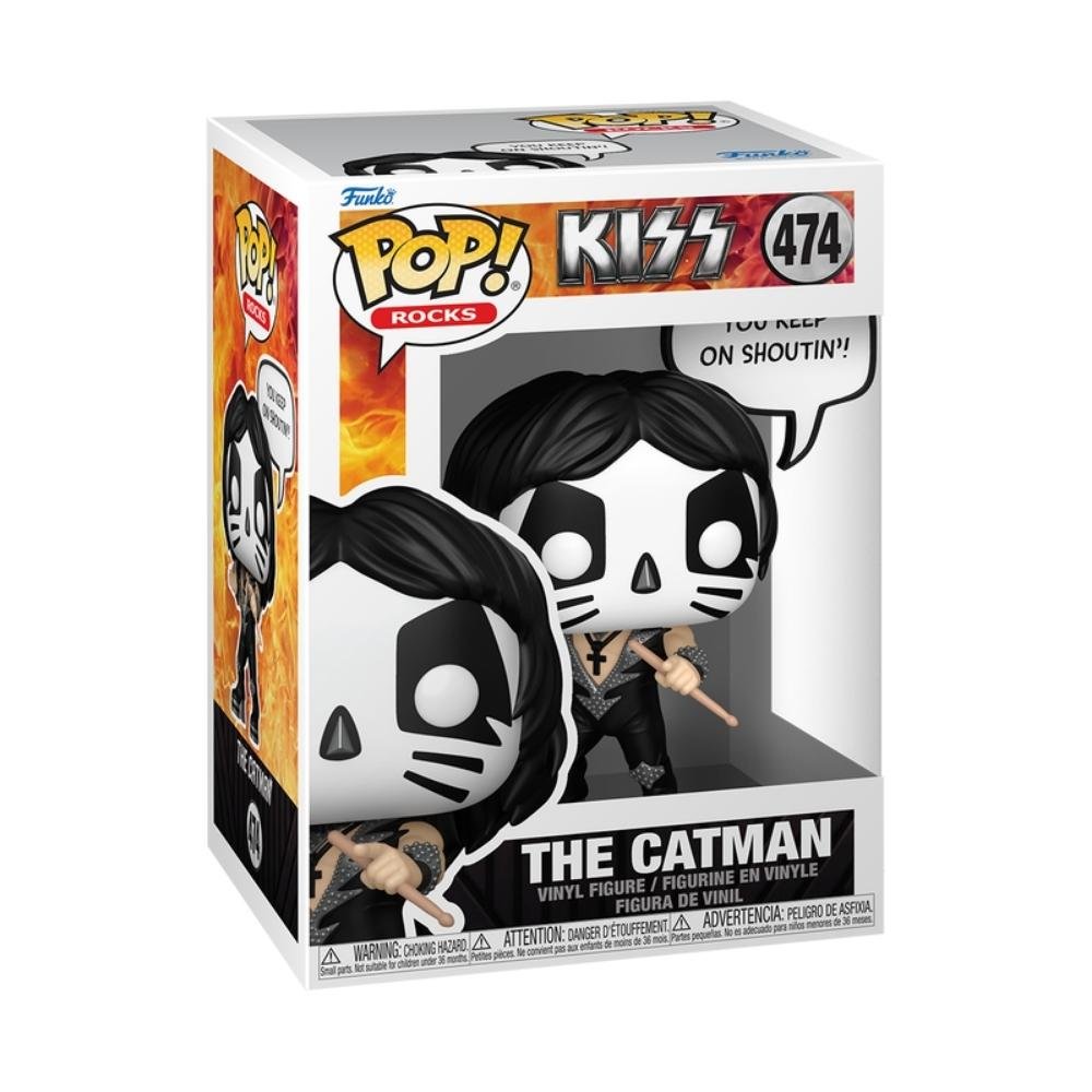 Boneco Funko Pop! Rocks Kiss - Peter Criss (The Catman) ÚNICO 2