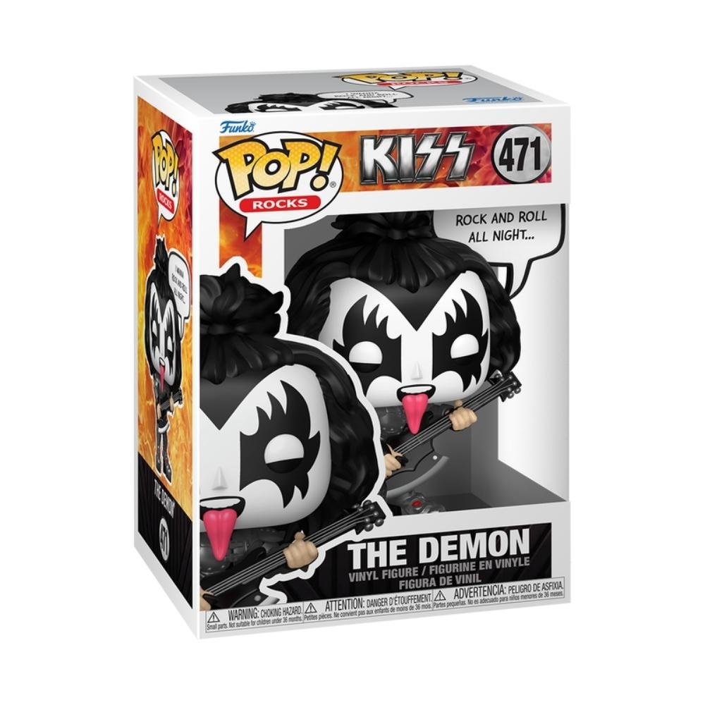 Boneco Funko Pop! Rocks Kiss - Gene Simmons (The Demon) ÚNICO 2
