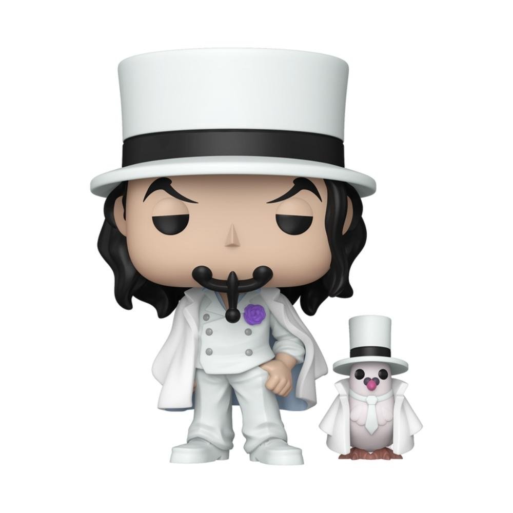 Boneco Funko Pop! One Piece Rob Lucci com Hattori com Chase ÚNICO 6