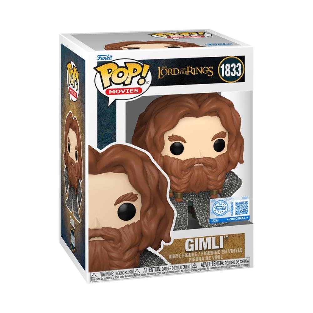 Boneco Funko Pop! O Senhor dos Anéis - Gimli ÚNICO 2