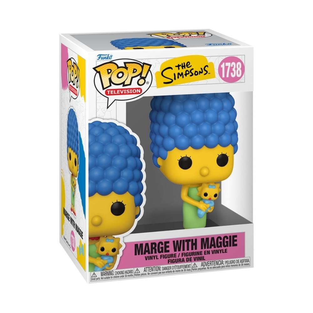 Boneco Funko Pop! Os Simpsons - Marge com Maggie ÚNICO 2
