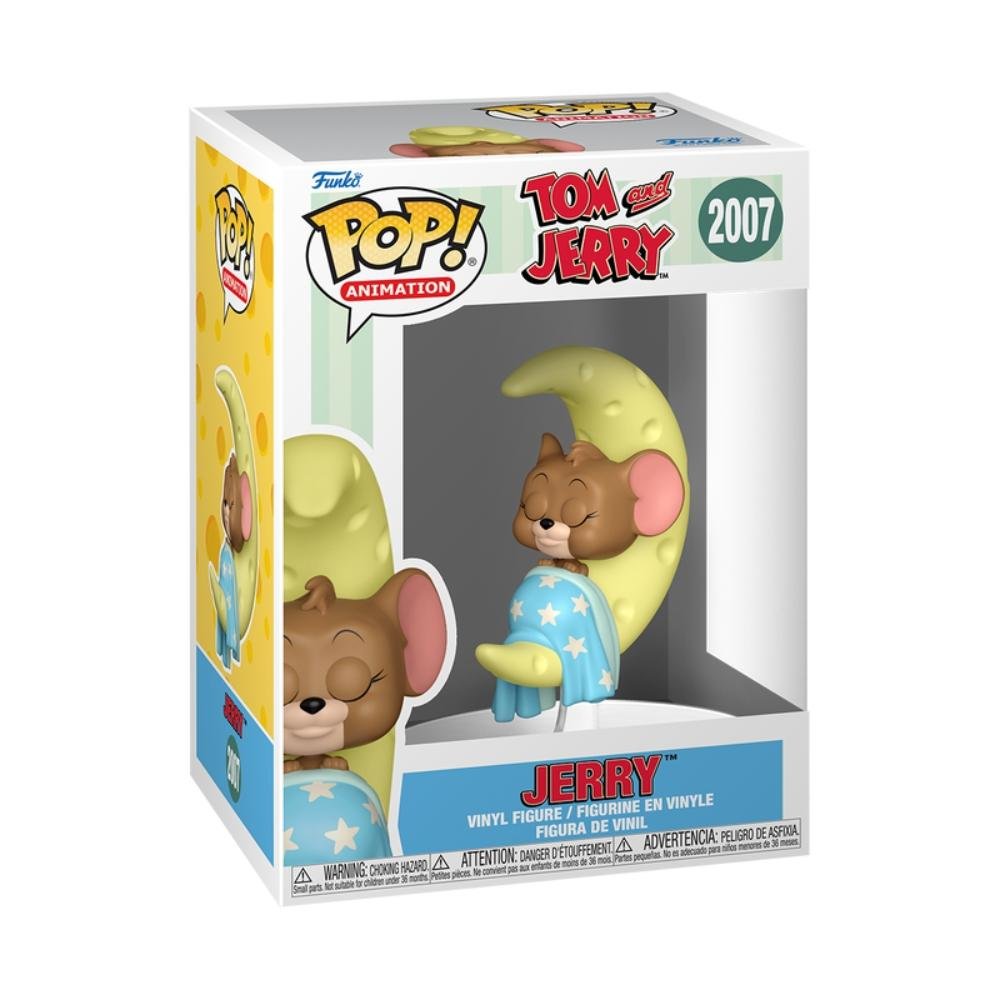 Boneco Funko Pop! Tom & Jerry - Jerry na Lua de Queijo ÚNICO 2