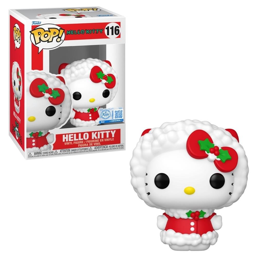 Boneco Funko Pop! Sanrio - Hello Kitty de Natal